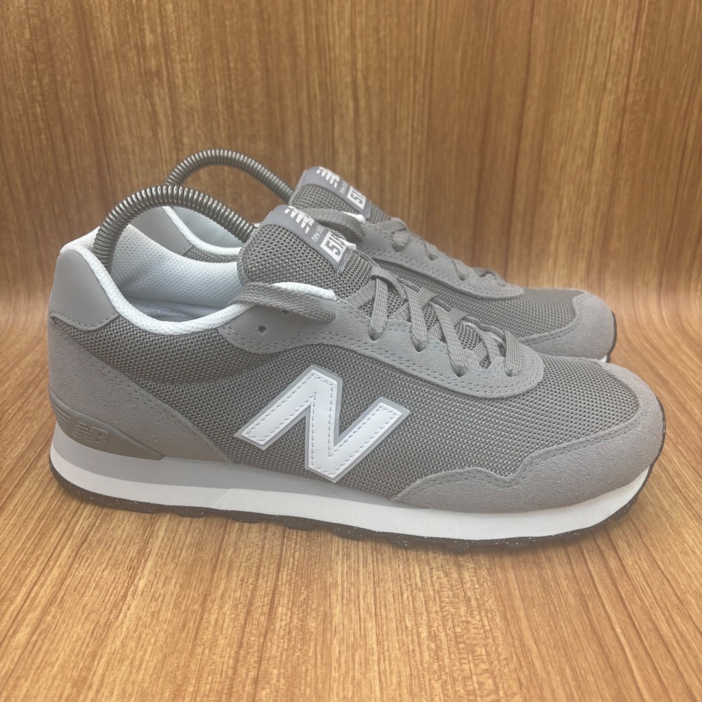New Balance 515 Sneakers Mens 8 Grey White ML515GRY‎ Classics Low Top NEW